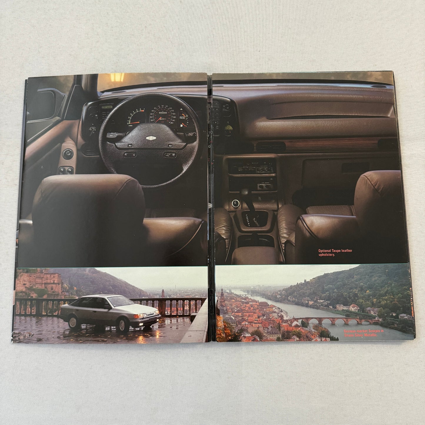 Merkur Scorpio Car Sales Brochure Catalog Advertising