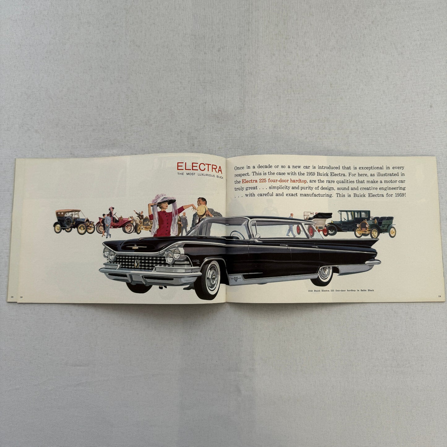 1959 Buick Car Sales Brochure Catalog LeSabre Invicta Electra 225