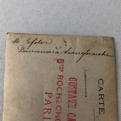 Circus Performer Dancer Dancing Real Photo Postcard Post Card RPPC Vintage