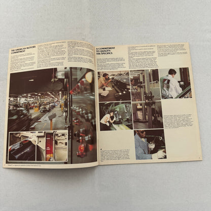 1980 AMC Car Sales Brochure Catalog AMC Spirit AMX Concord Pacer Eagle 4WD