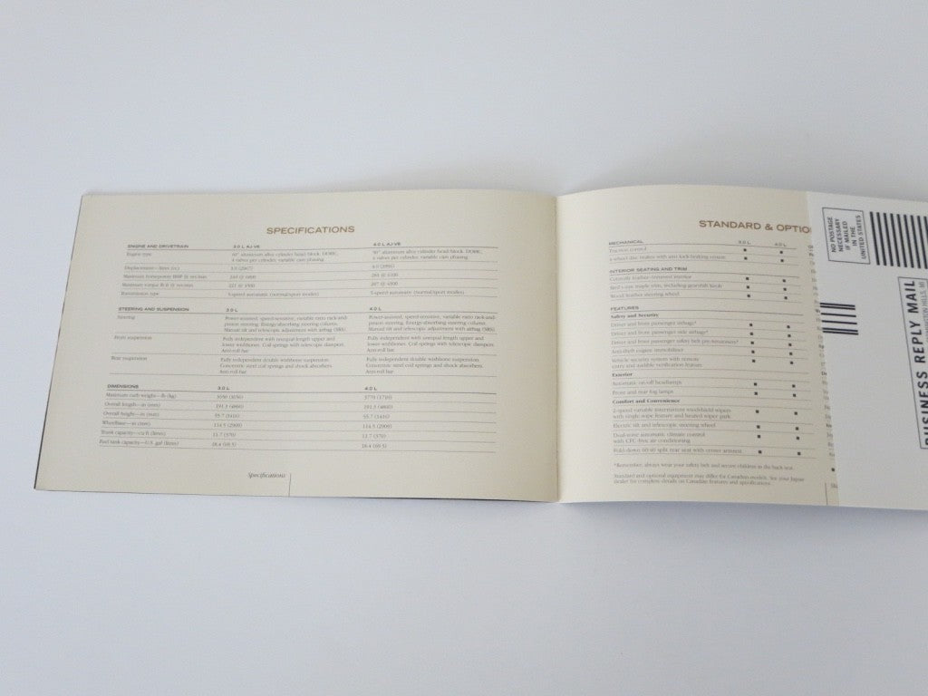 Jaguar S Type Sales Brochure Catalog S-Type S Type 