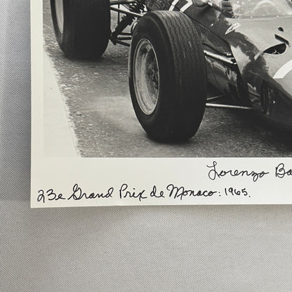 Lorenzo Bandini Ferrari Photo 1965 Monaco Grand Prix Photograph Modern Print