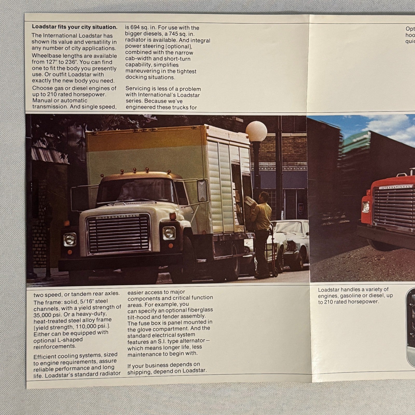 International Loadstar Truck Sales Brochure Catalog Vintage Advertising