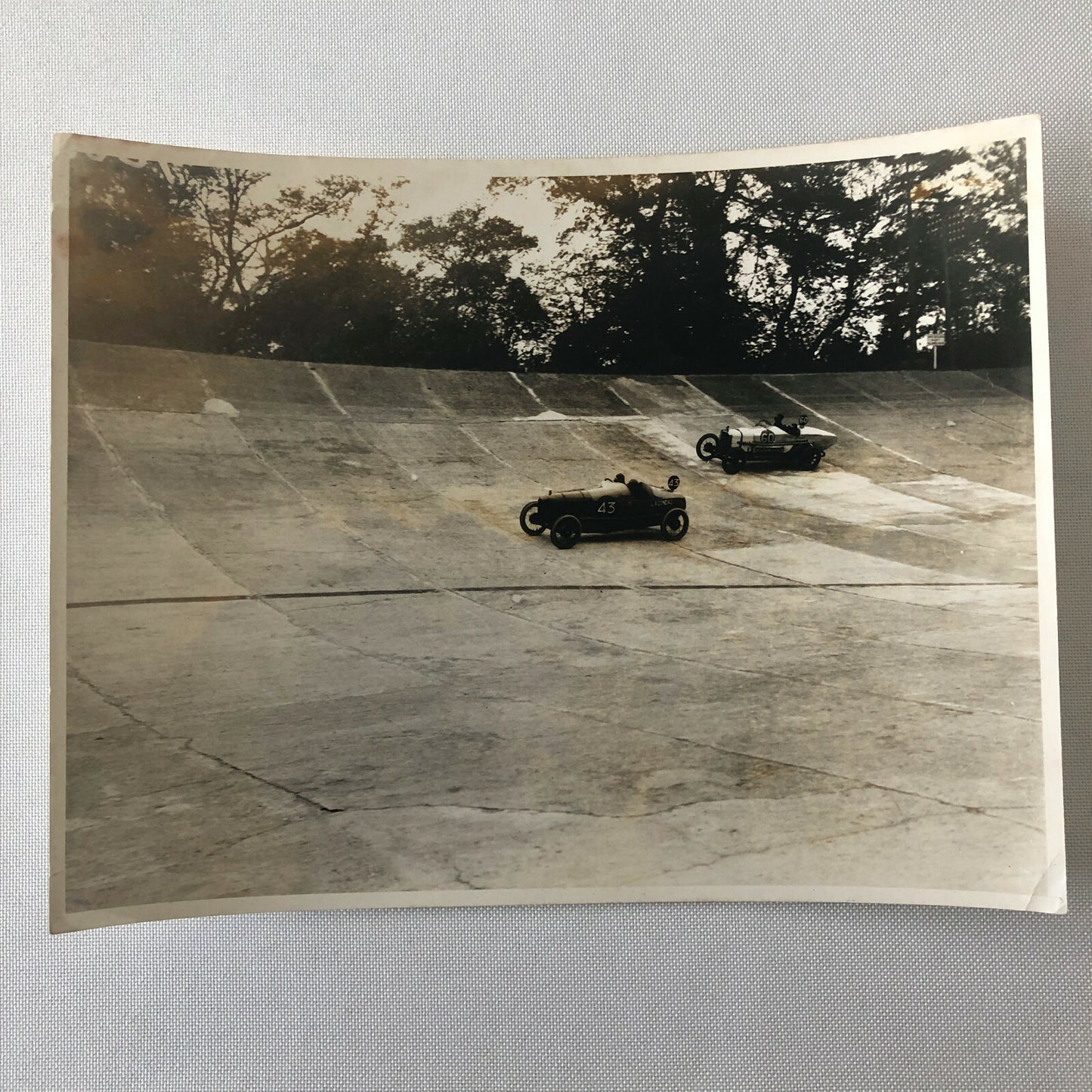 Vintage Racing Car Photo Photograph - Autocar Magazine Stamp 