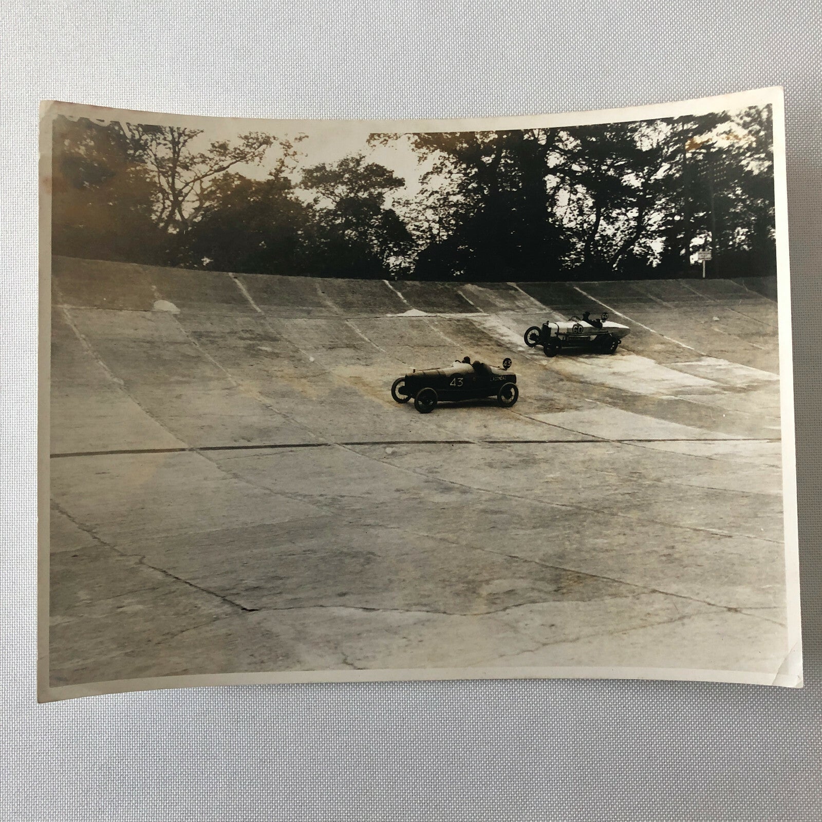 Vintage Racing Car Photo Photograph - Autocar Magazine Stamp 