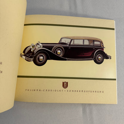 Auto Union Horch 850 Car Sales Brochure Catalog GERMAN Sports Cabriolet +