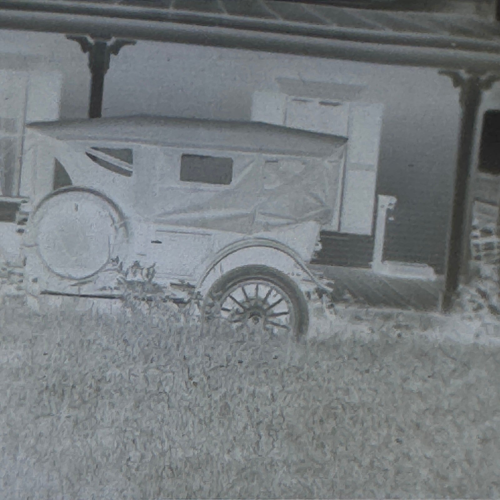 Vintage Photo Negative Antique Car Automobile Vintage Photograph