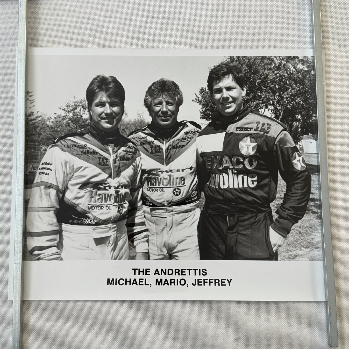 Jeff Andretti Texaco Havoline Racing Press Kit Brochure 1991 Mario Andretti