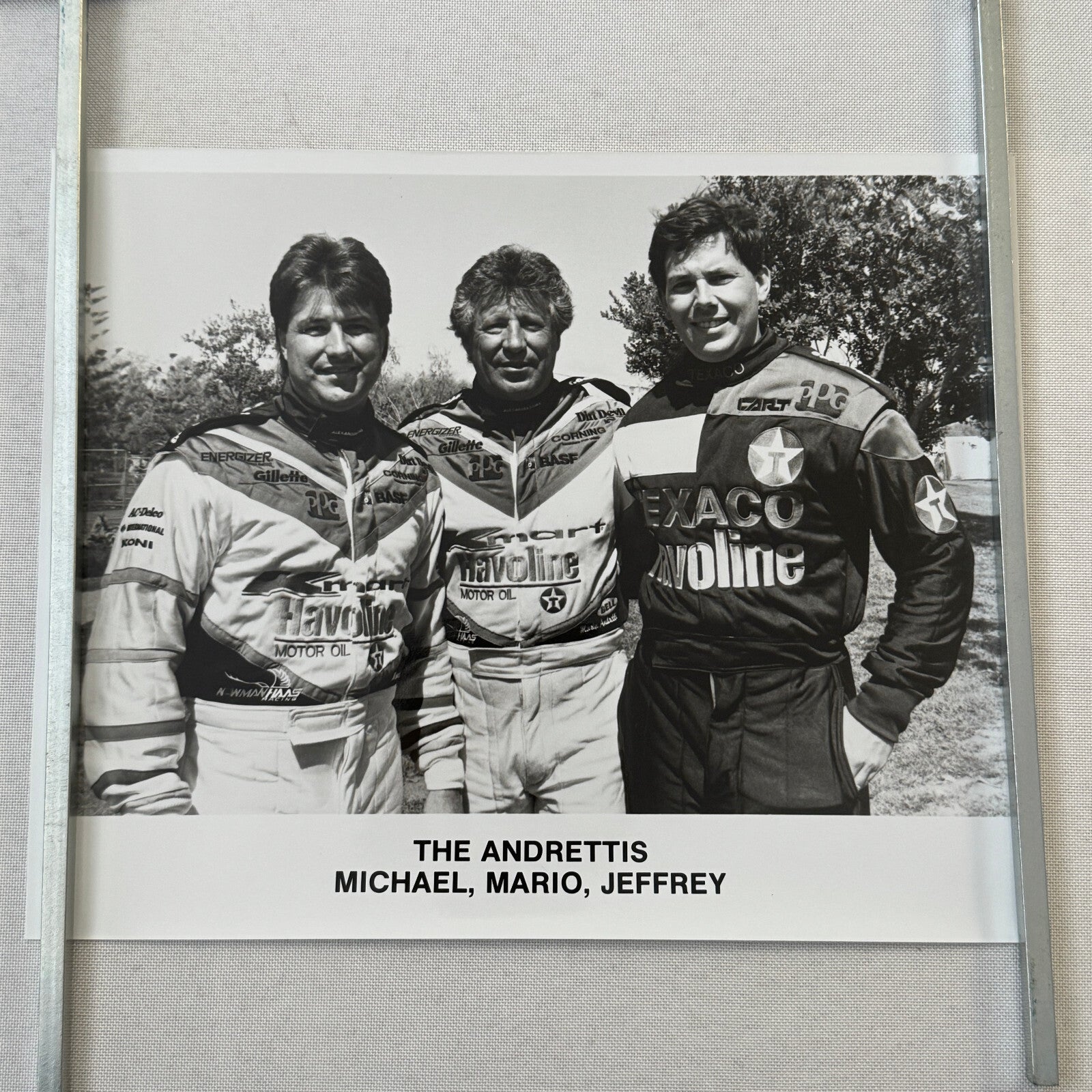 Jeff Andretti Texaco Havoline Racing Press Kit Brochure 1991 Mario Andretti