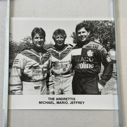 Jeff Andretti Texaco Havoline Racing Press Kit Brochure 1991 Mario Andretti