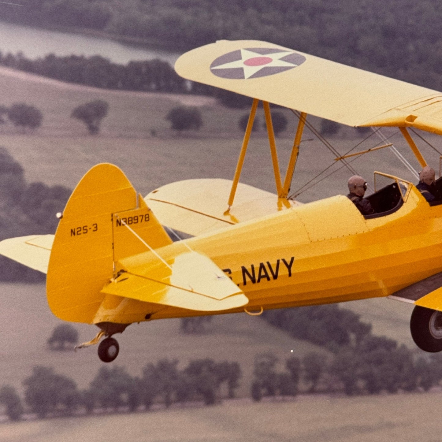 Vintage US Navy Aircraft Airshow Photo Large Format Aviation Photograph Military