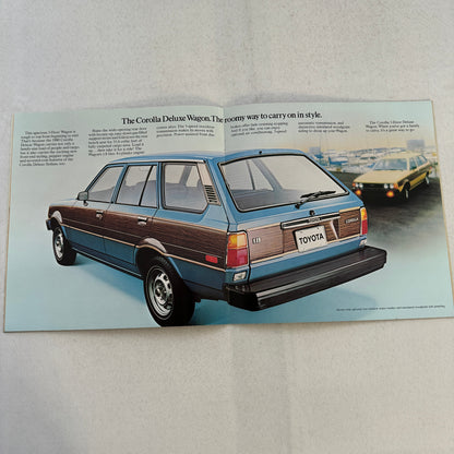 1980 Toyota Corolla Car Sales Brochure Catalog Tercel SR-5 SR5 Sport Coupe