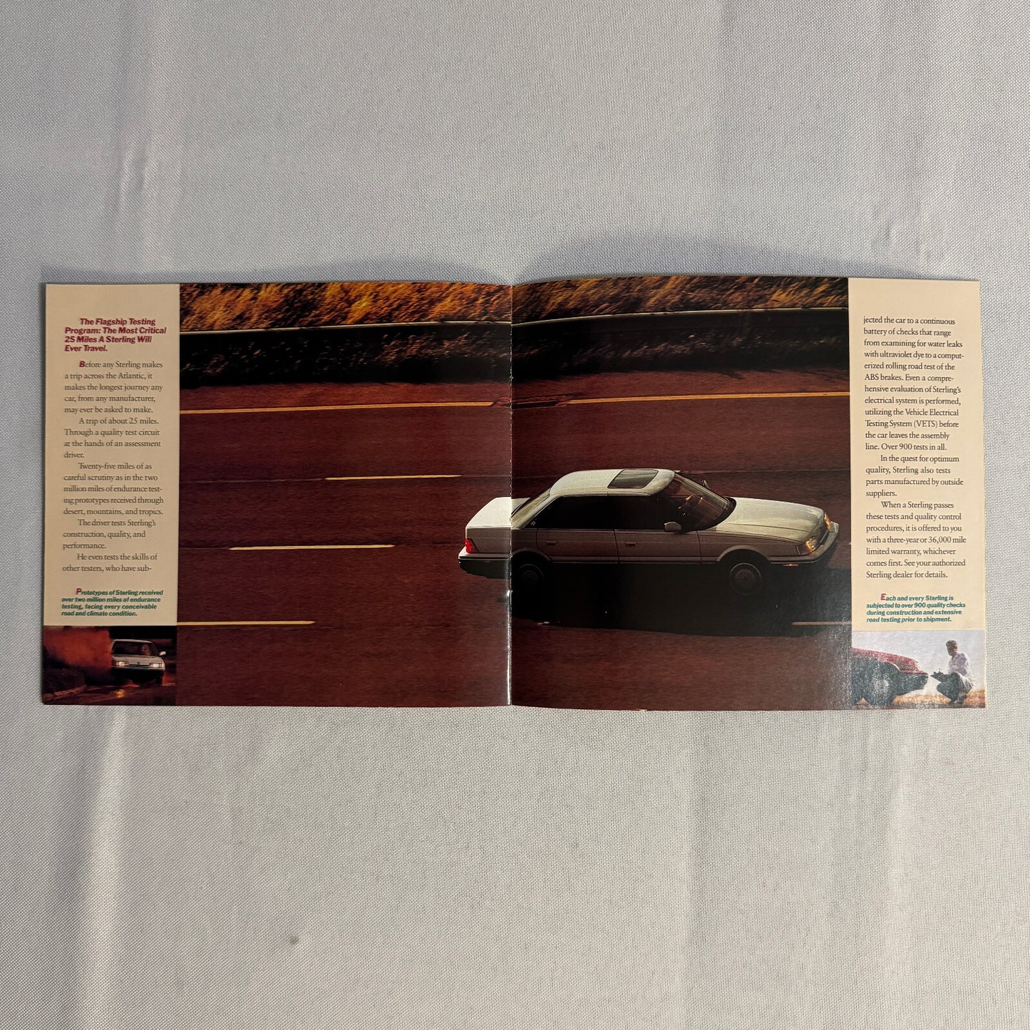 Sterling 825S and 825SL Car Sales Brochure Catalog Advertising Sterling 825 S SL