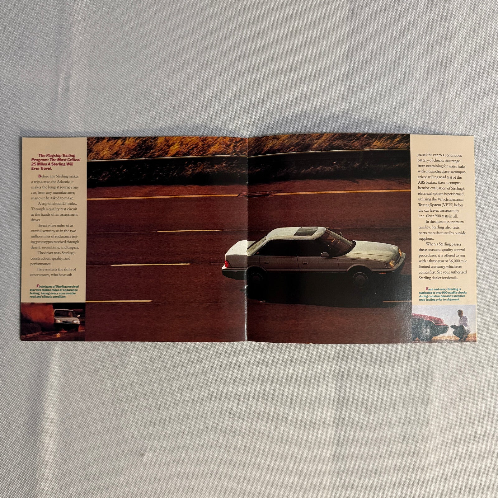 Sterling 825S and 825SL Car Sales Brochure Catalog Advertising Sterling 825 S SL