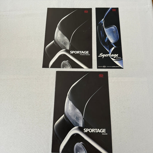 Kia Sportage SUV Sales Brochure Catalog German Text