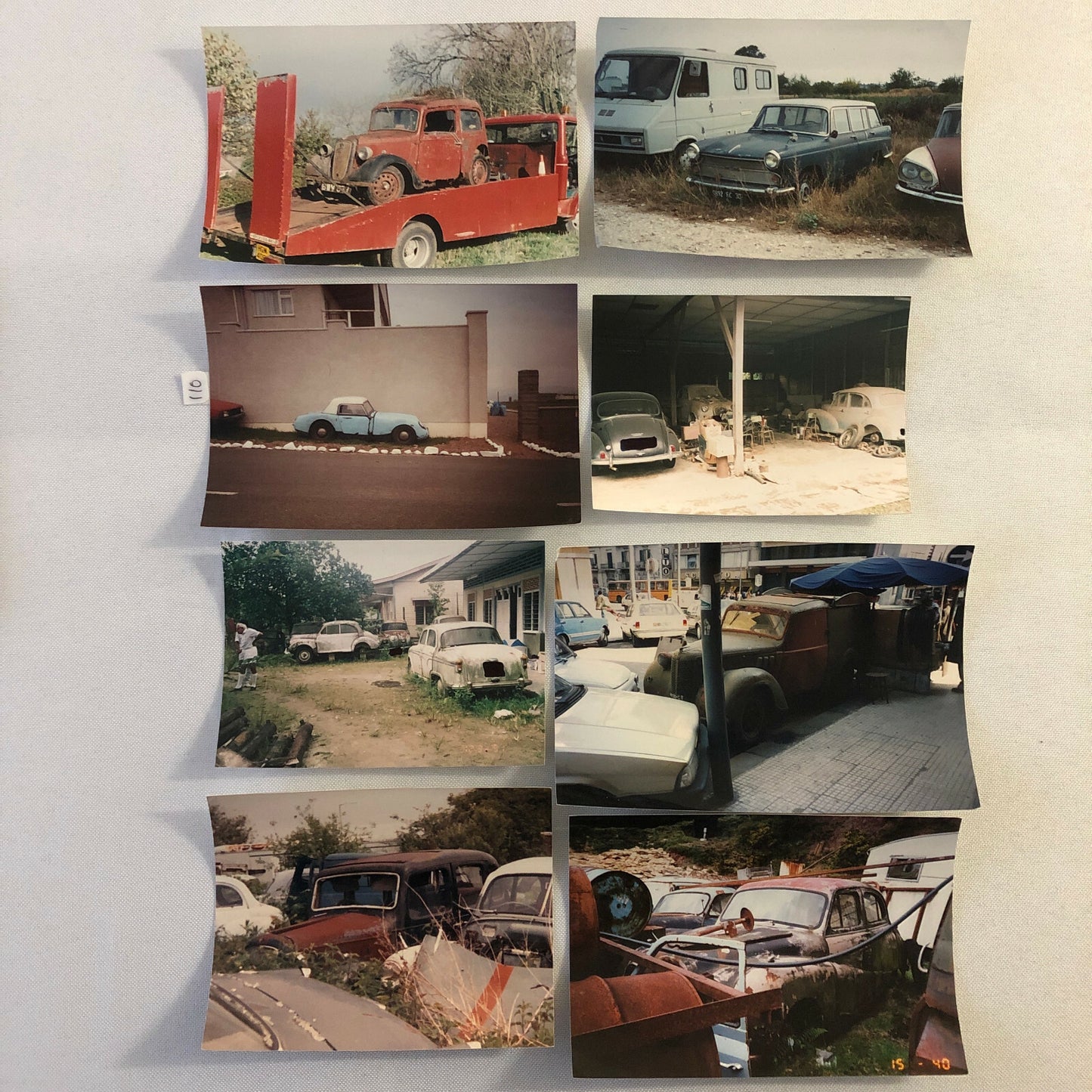 Vintage Austin Car Photo Barn Find Junkyard Parts Lot of 44 Photographs