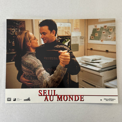 Vintage Movie Lobby Card Poster Lot Cast Away Seul Au Monde FRENCH Tom Hanks