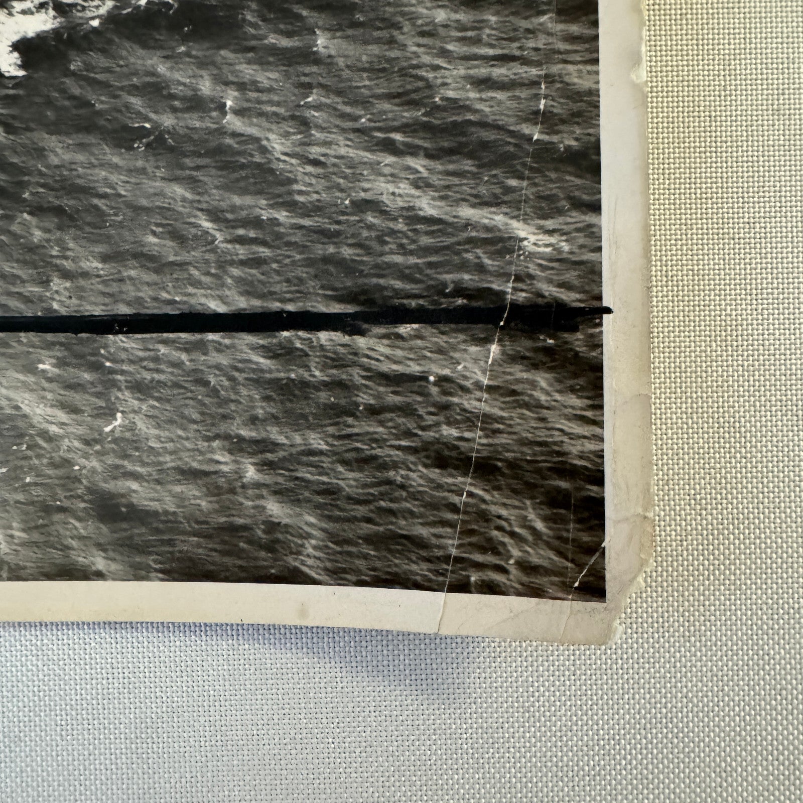 Vintage Ship Boat Photo Photograph Print Queen Elizabeth 1940