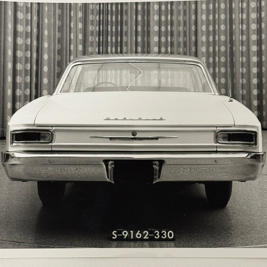 Vintage 1966 Chevrolet Malibu Car Automobile Photo Photograph Print