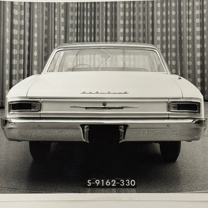 Vintage 1966 Chevrolet Malibu Car Automobile Photo Photograph Print