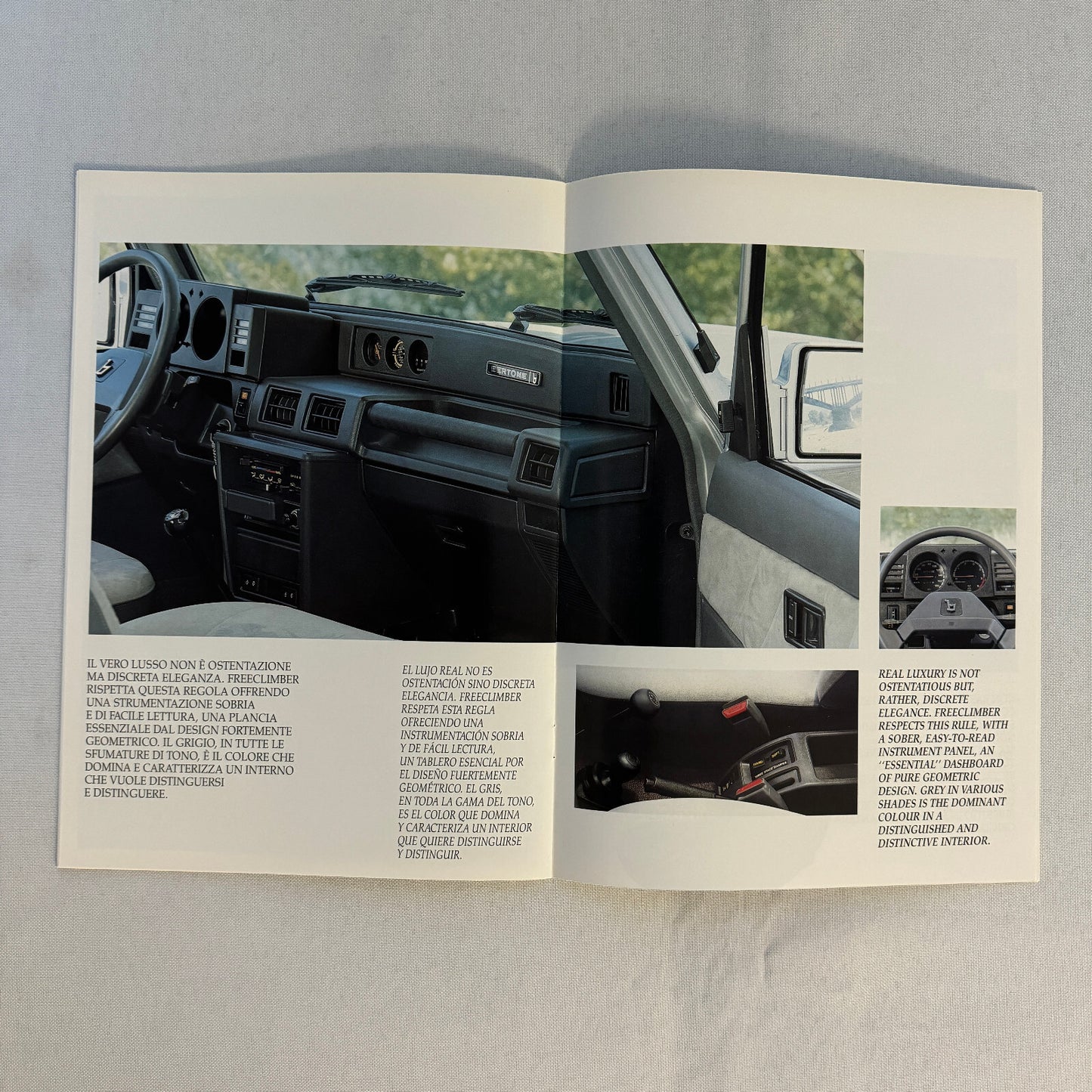 1991 Bertone Freeclimber SUV Sales Brochure BMW Engine Bertone Free Climber