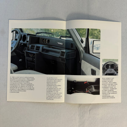1991 Bertone Freeclimber SUV Sales Brochure BMW Engine Bertone Free Climber