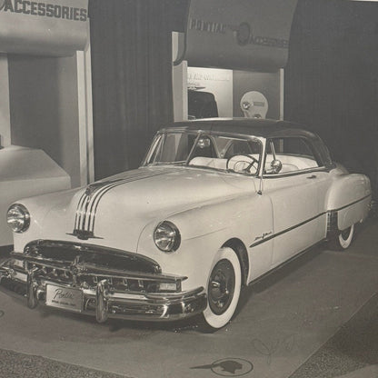 Vintage Pontiac Factory Press Photo Photograph Car Dealership Print