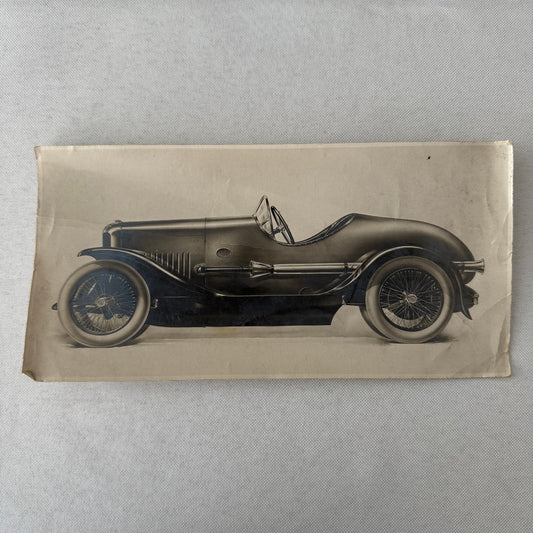 Vintage Fiat Car Automobile Photo Photograph Print Illustration Design Art