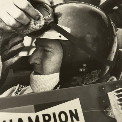 Vintage Racing Photo 1969 German Grand Prix Jackie Oliver Motorsport Photograph