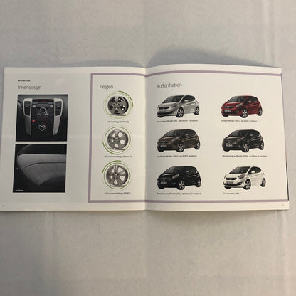 2012 Kia Venga Car Sales Brochure Catalog with Price List GERMAN Market