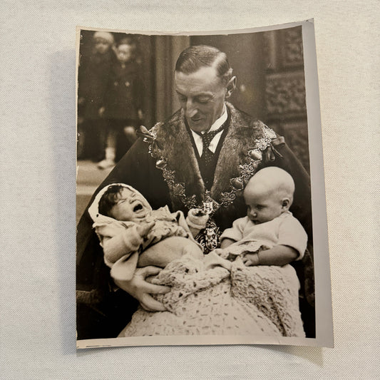 Pentonville UK Baby Show Cot Coverlets Worked By Queen as Prize 1932 Press Photo