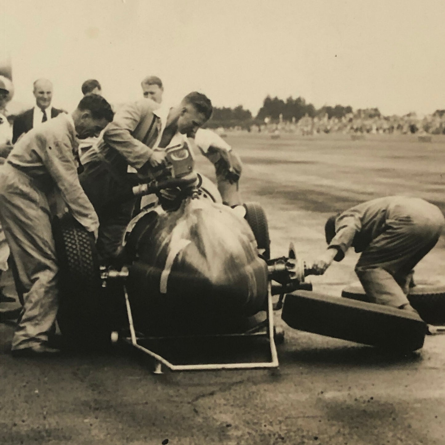 Vintage Racing Car Photograph Photo Print - BRM Car ? 