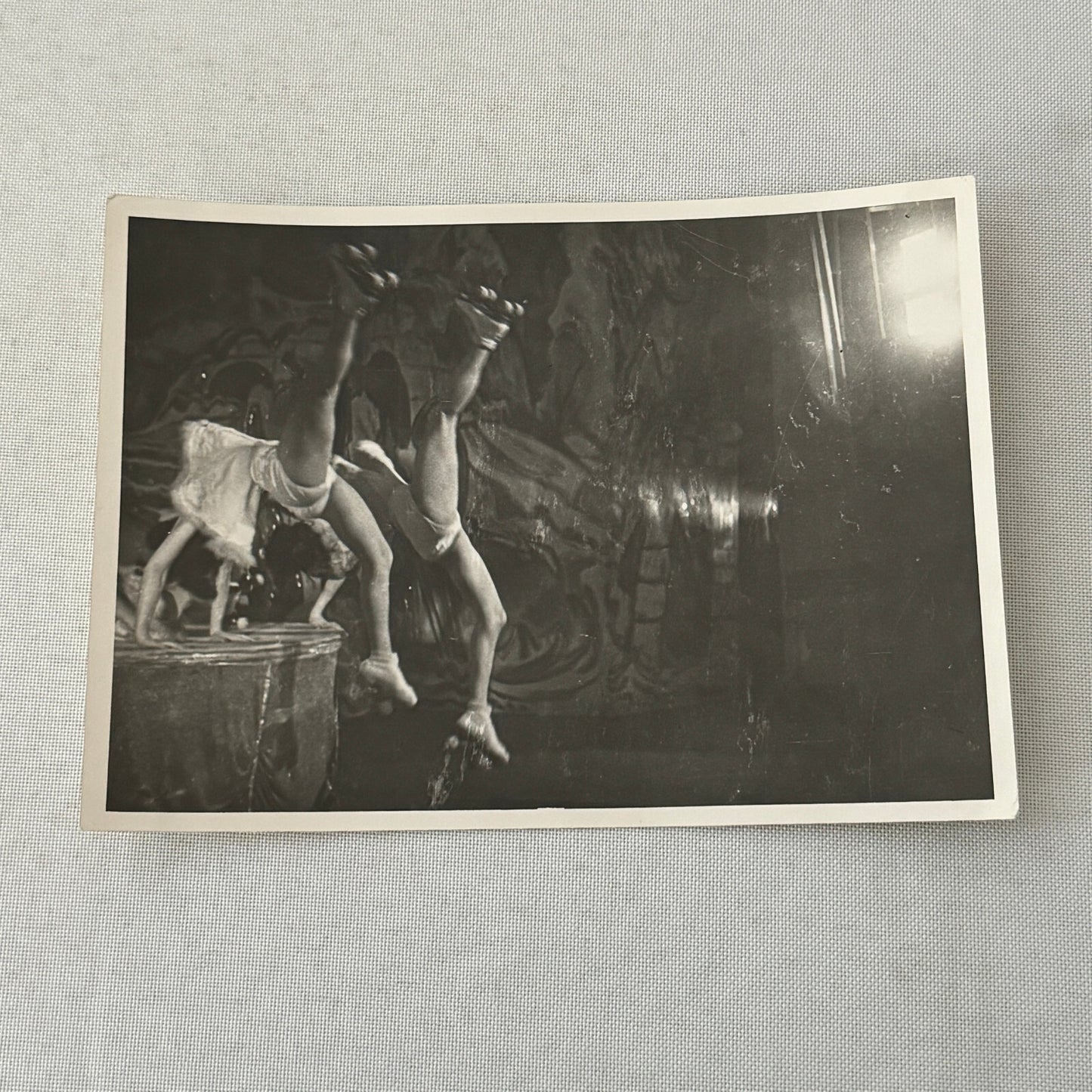 Vintage Rollerskating Roller Skate Circus Performer Photo Photograph