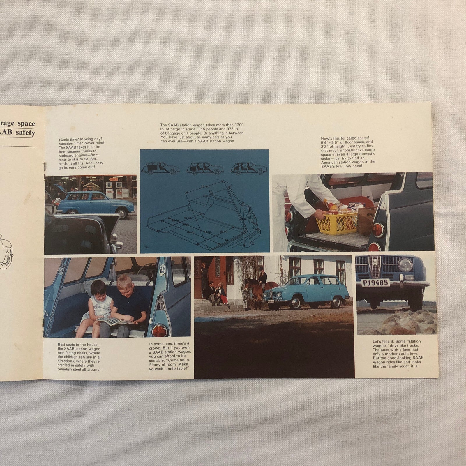 Vintage Saab Car Sales Brochure Catalog Sedan Station Wagon Monte Carlo 850