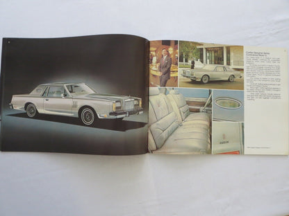 1980 Lincoln Continental & Mark VI Sales Brochure Cartier Pucci Givenchy Blass