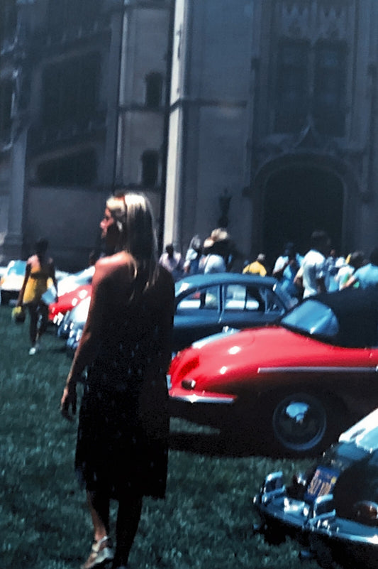 Porsche 356 Car Show 35mm Photo Slide Vintage 1981