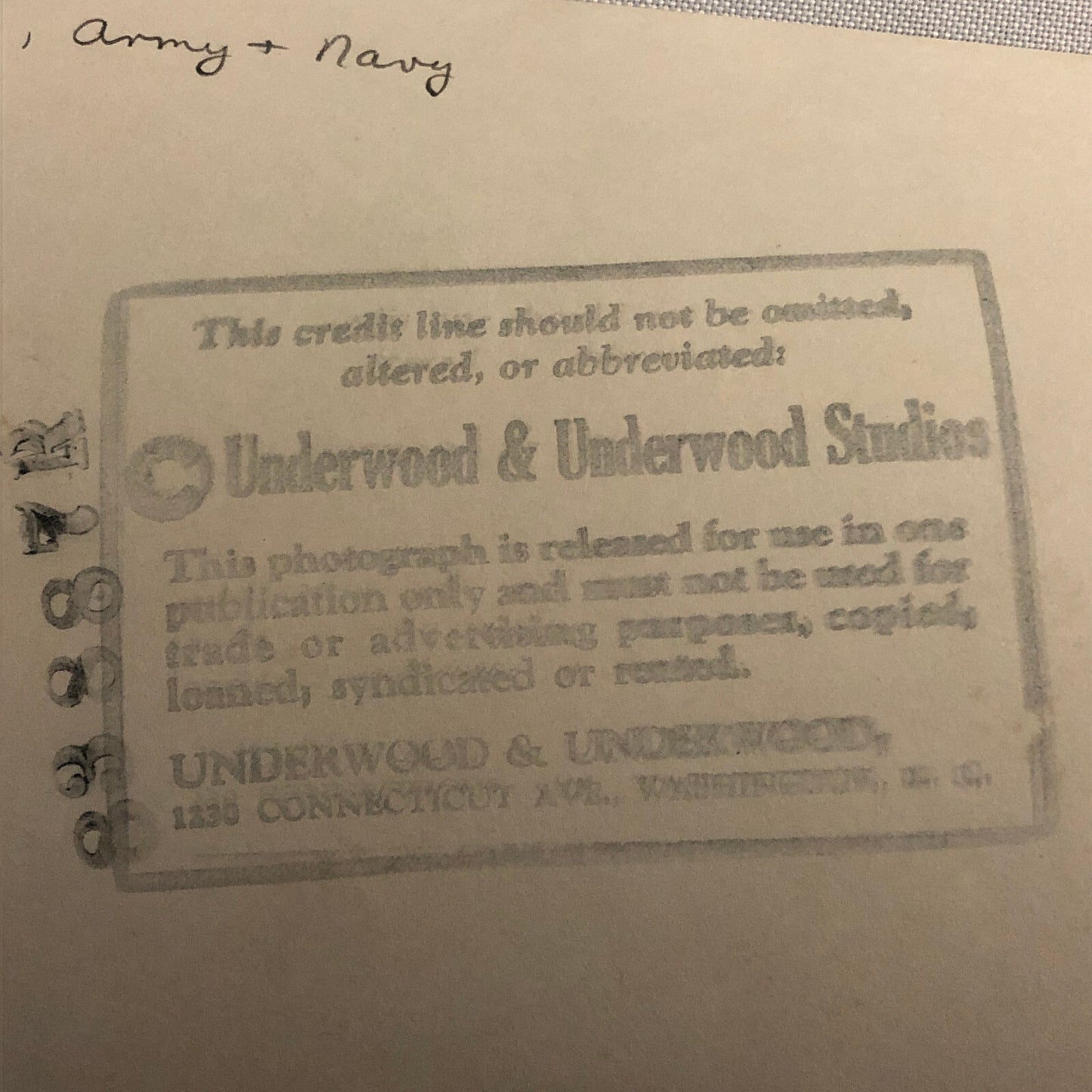 Press Photo Photograph Army Navy Heads Admiral Standley Douglas MacArthur + 1933