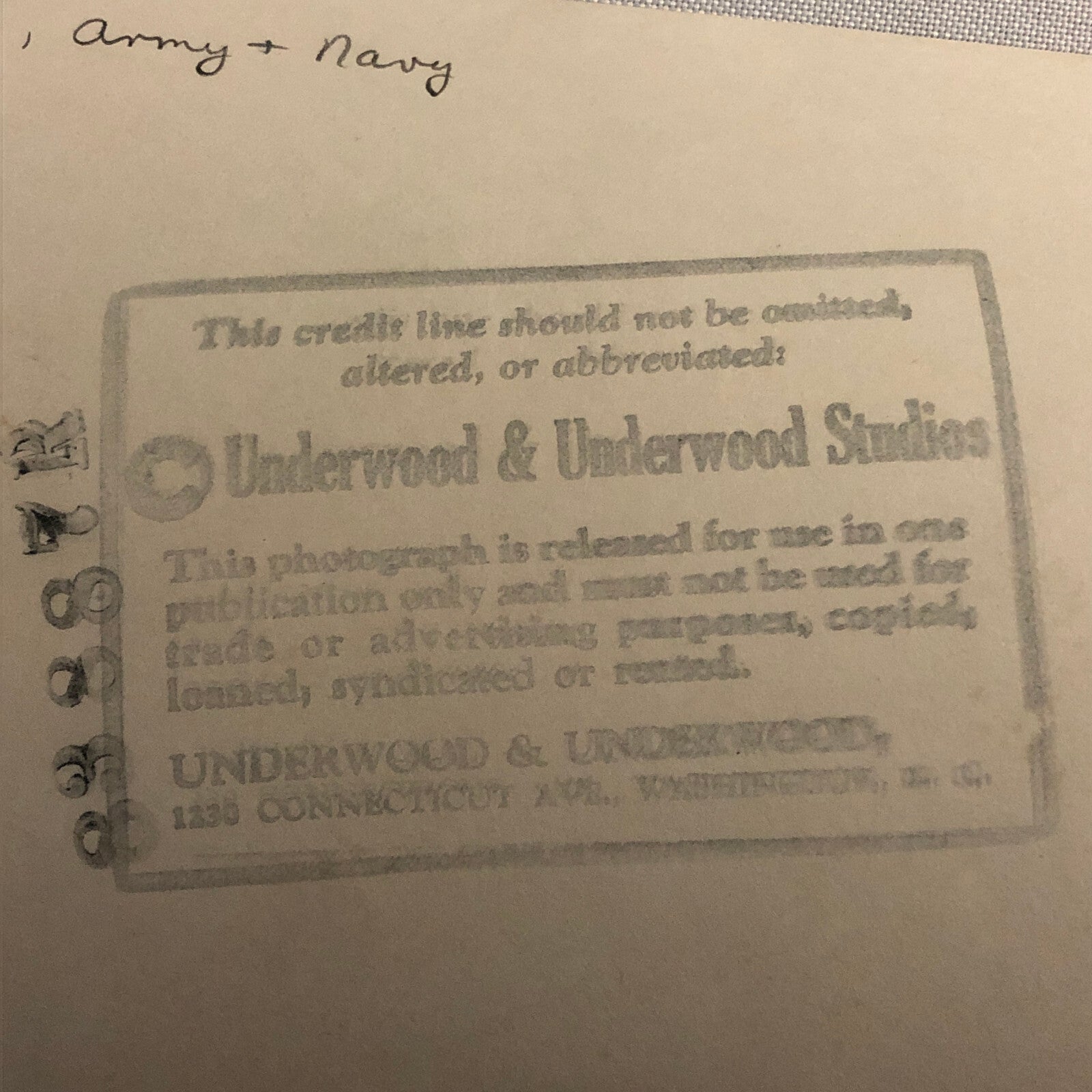 Press Photo Photograph Army Navy Heads Admiral Standley Douglas MacArthur + 1933