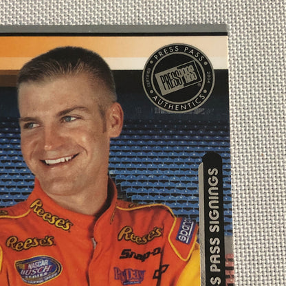 2004 Press Pass Signings Clint Bowyer Signed Auto Autograph Card NASCAR