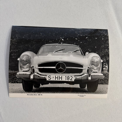 Mercedes Benz 300 SL Car Factory Photo Photograph Print Vintage