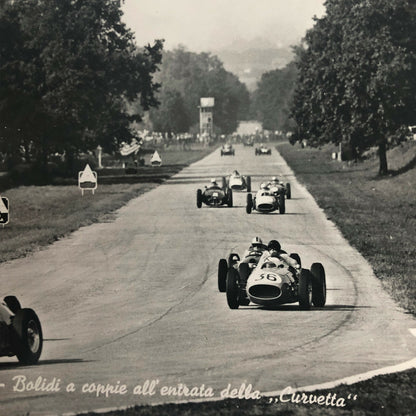 Vintage Autodromo Nazionale Monza Photo Photograph Postcard - Automobile Club 