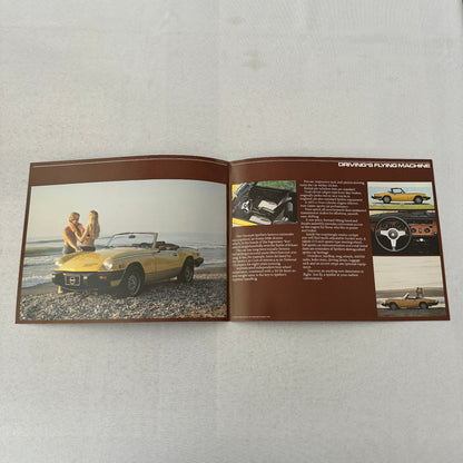 Triumph Spitfire Car Sales Brochure Catalog Advertising