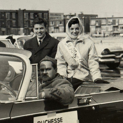 Vintage Parade Car Photo Photograph Print Quebec Canada