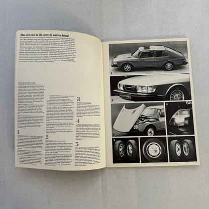 Saab 900 Engineering Features Book Brochure 1979 Saab 900 Turbo GLi EMS GLE