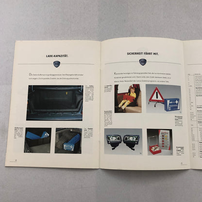 Lancia Dedra Car ACCESSORIES Sales Brochure Catalog Dedra German Text