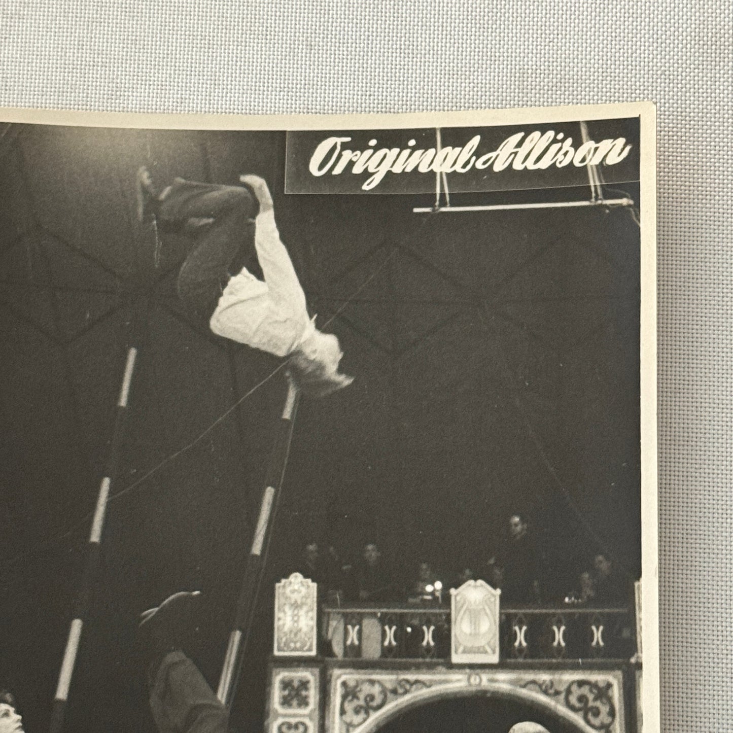 Vintage Circus Acrobat Tumbling Act Photo Photograph Original Allison Berlin
