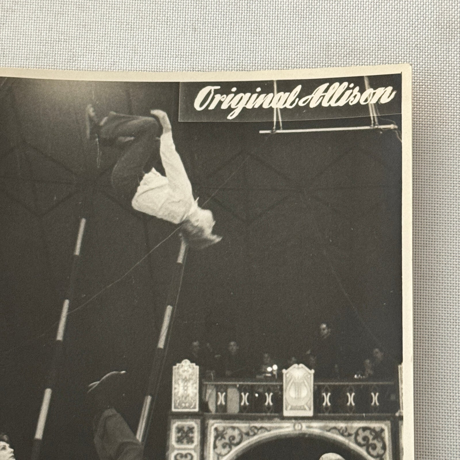 Vintage Circus Acrobat Tumbling Act Photo Photograph Original Allison Berlin