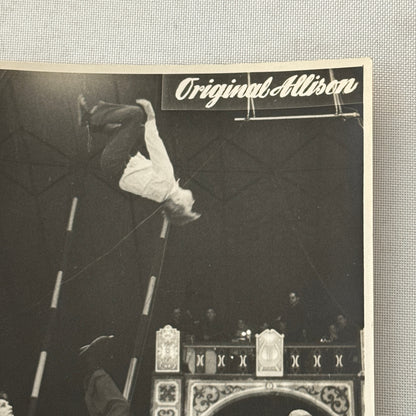 Vintage Circus Acrobat Tumbling Act Photo Photograph Original Allison Berlin