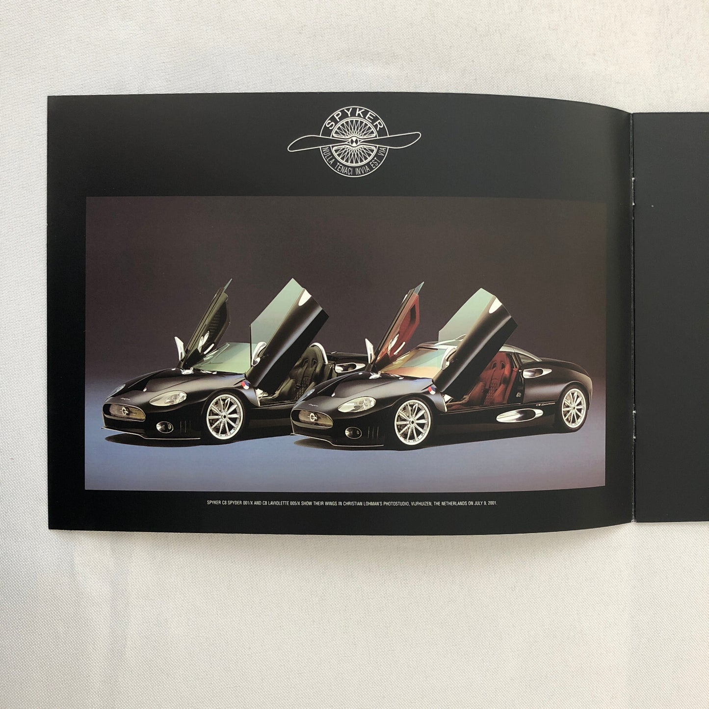 Spyker Car Sales Brochure Catalog C8 Spyder C8 Laviolette