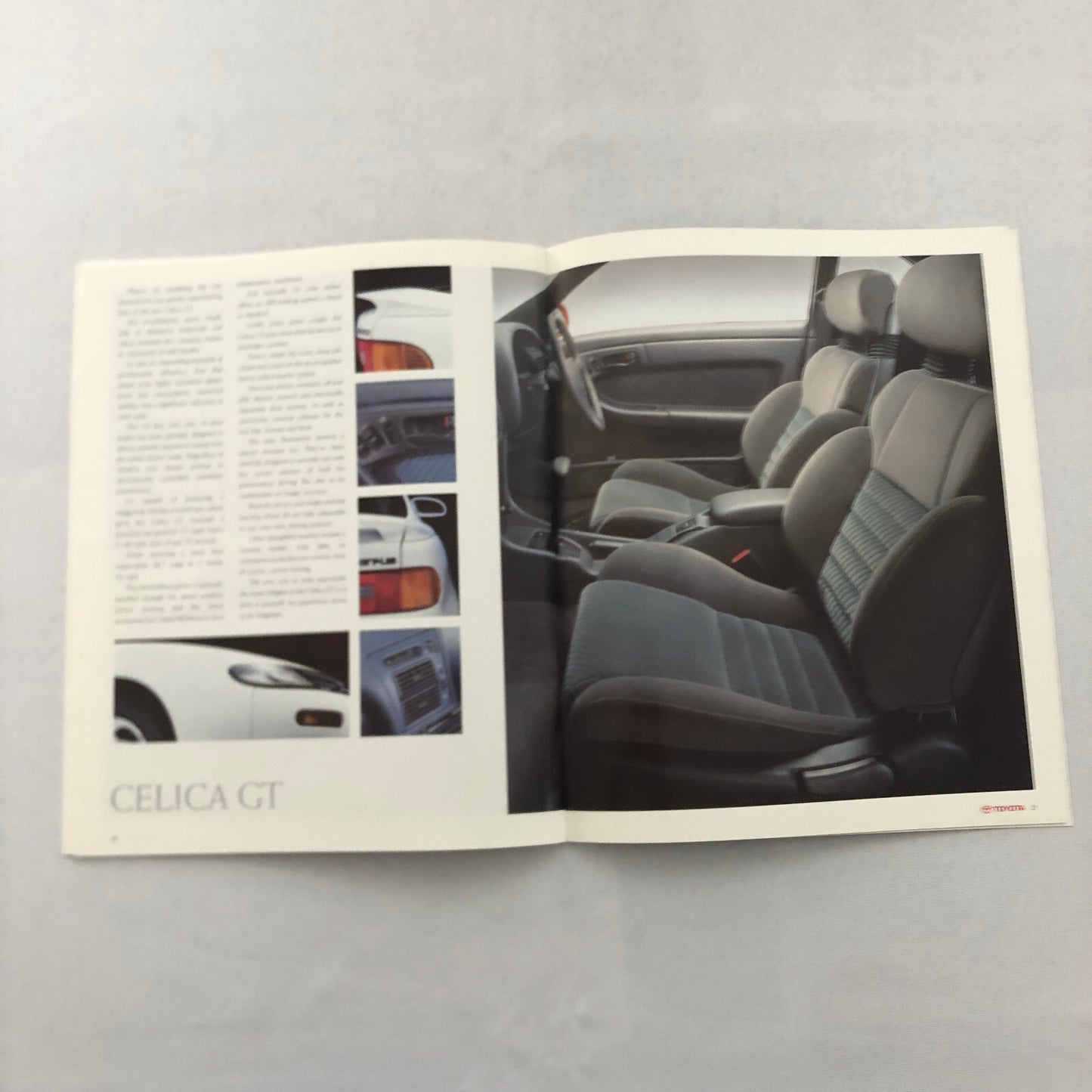 1990 Toyota Sports Car Sales Brochure Catalog Celica Supra MR2 Corolla UK Market